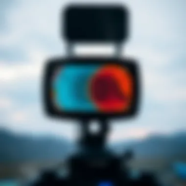 Wind radar technology display showing real-time wind patterns