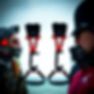 Different types of waist harnesses displayed side by side for comparison.