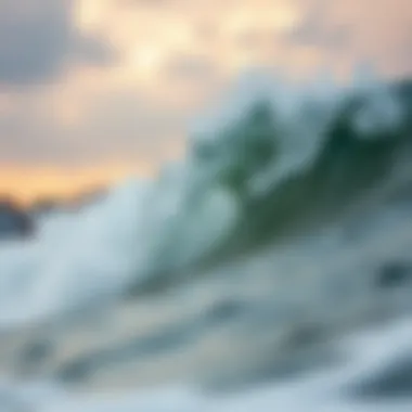 Local geography influencing wave behavior around Lake Erie