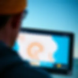 Screenshot of Windyty interface showcasing wind patterns