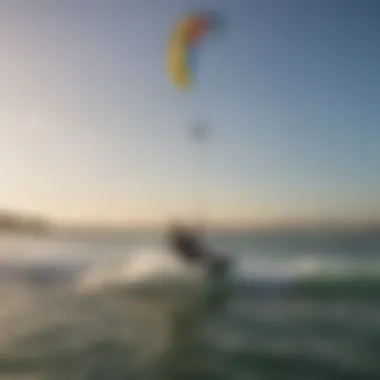 Dynamic interaction between kite and rider in kiteboarding