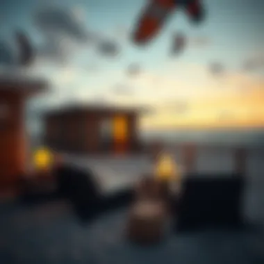 Cozy beachfront accommodation for kiteboarders